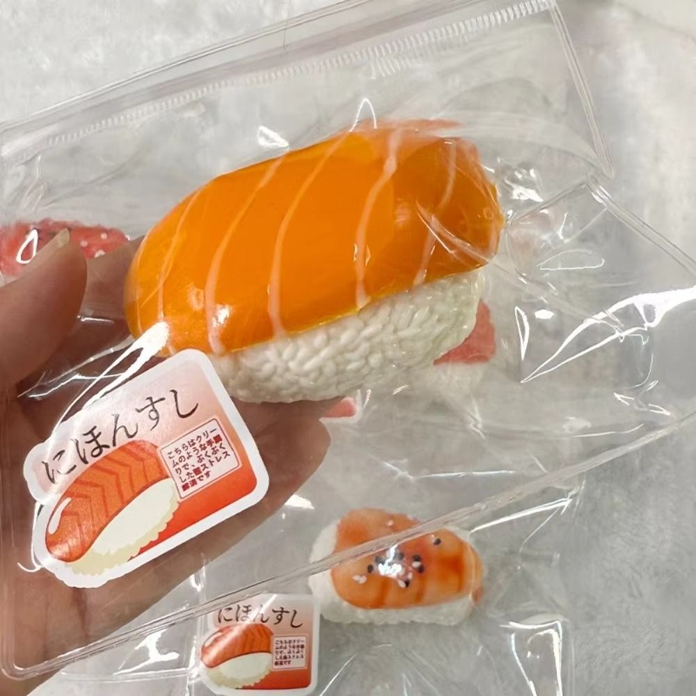 Baby Food Shrimp - Brinquedo Sensorial de Silicone Macio e