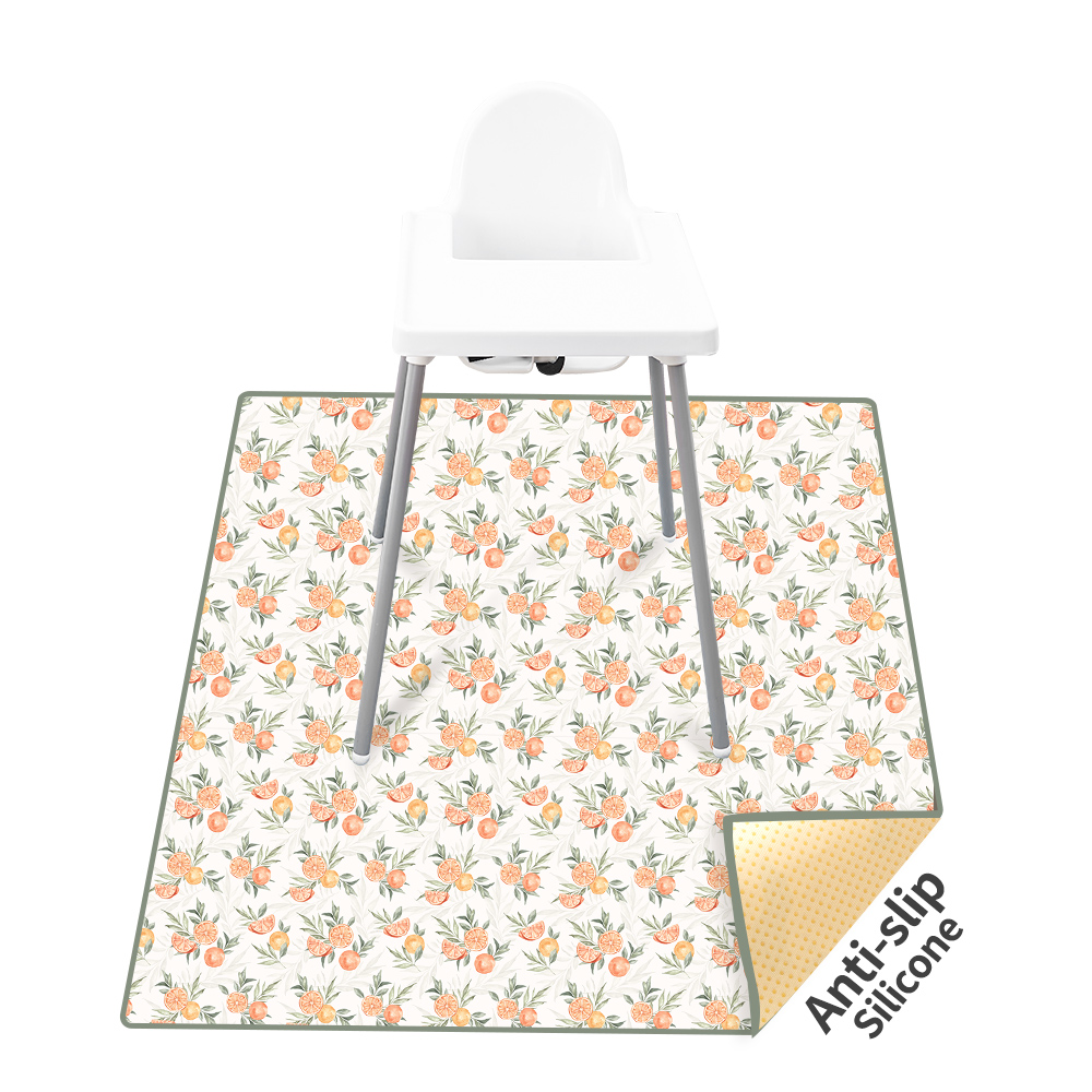 Highchair Splash Mat - Happyflute anti deslizamento design tapete de