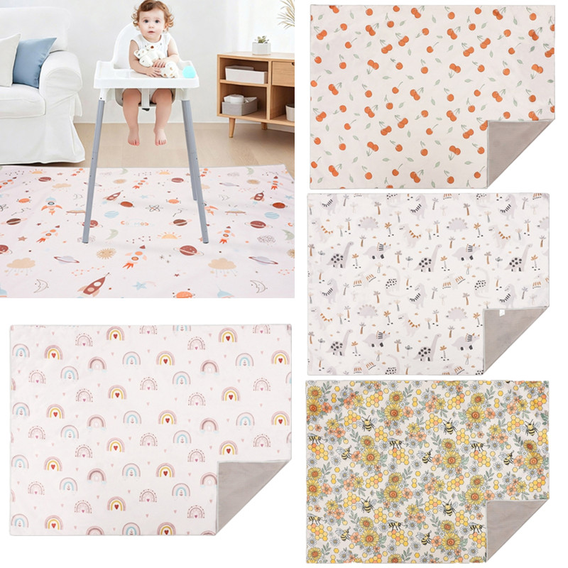 Highchair Splash Mat - Tapete protetor de chão para cadeira