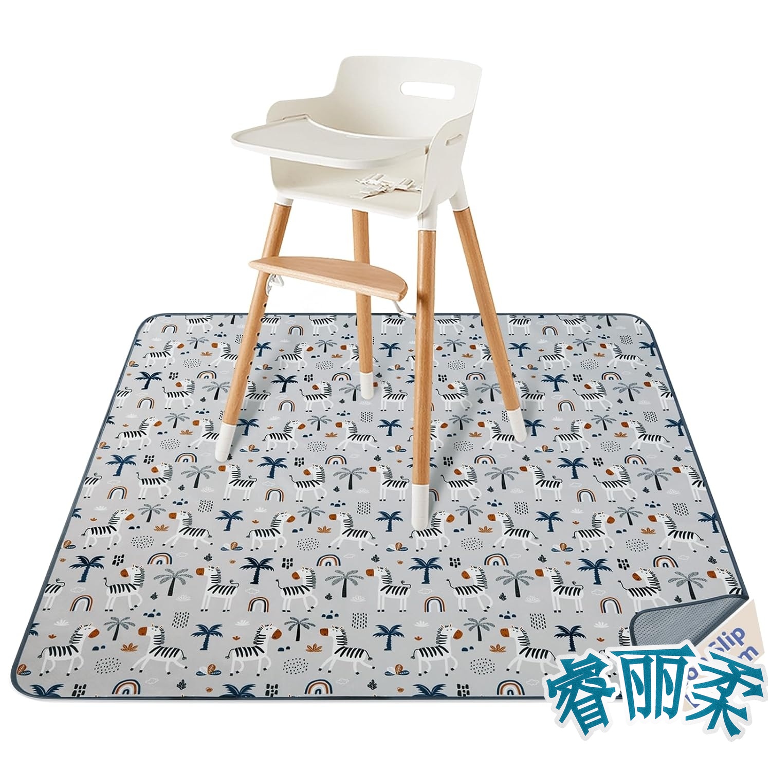 Highchair Splash Mat - Tapete Antiderrapante para Cadeira Alta/Artesanato 51