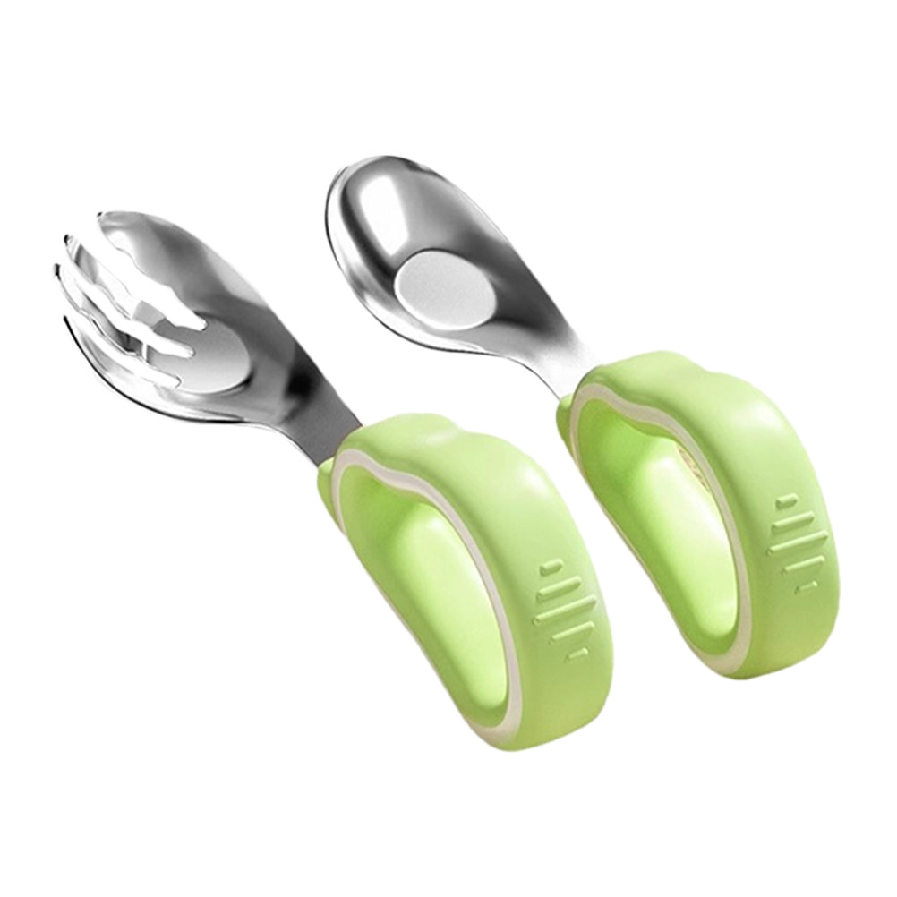 1 conjunto de talheres infanti - Baby Food Utensils Set avaliação e preço
