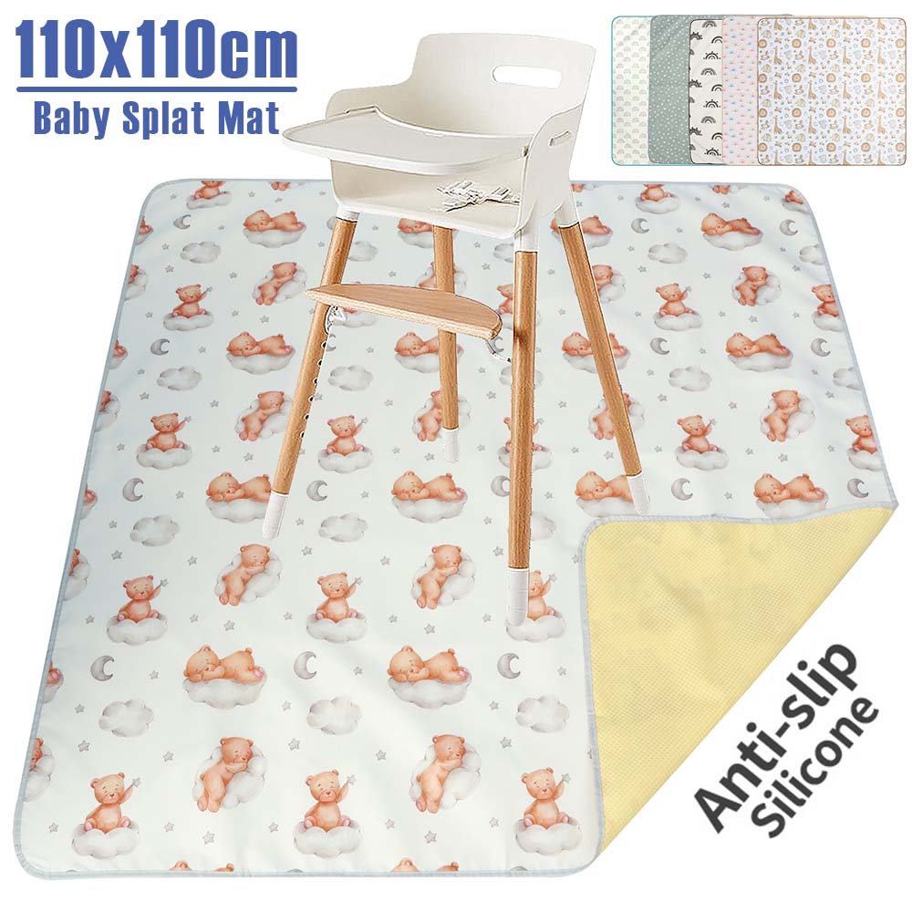 Tapete antiderrapante para beb - Highchair Splash Mat avaliação e preço