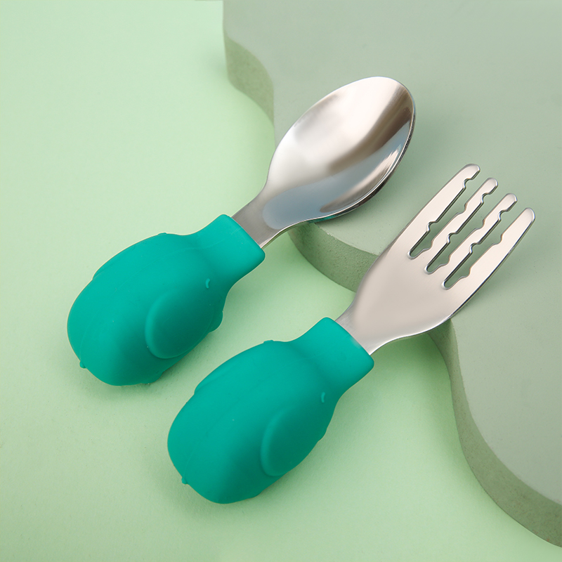 Elephat bebê gadgets conjunto  - Baby Food Utensils Set avaliação e preço