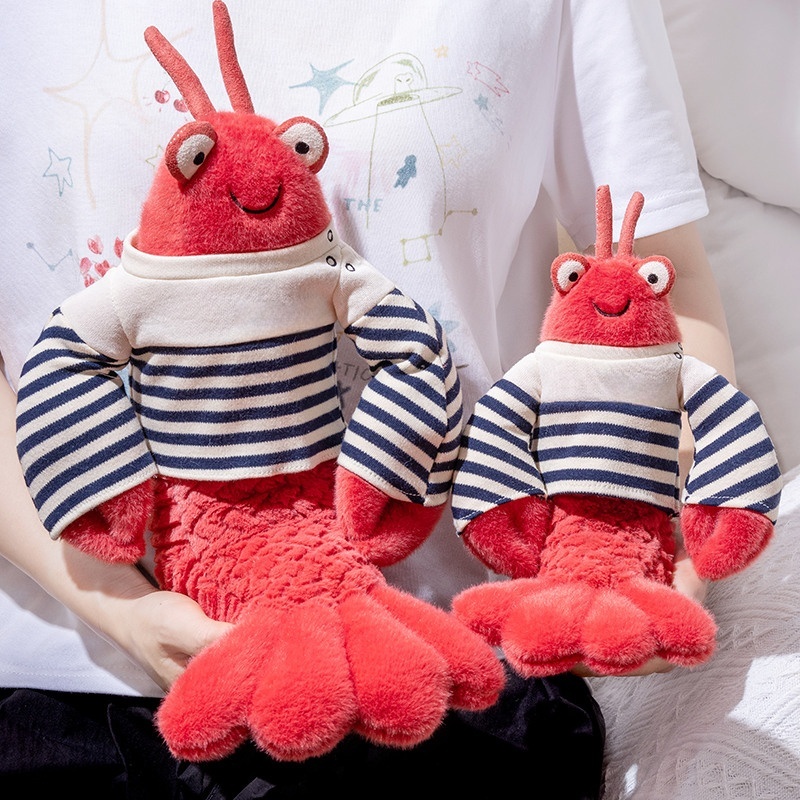 Novos Brinquedos de Pelúcia do - Baby Food Shrimp avaliação e preço