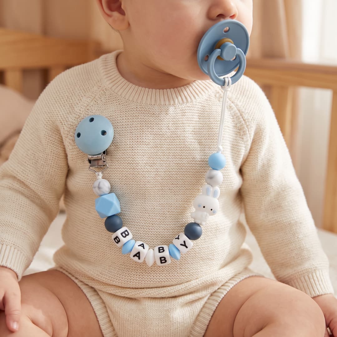 Prendedor de Chupeta Personali - Baby Food Name avaliação e preço