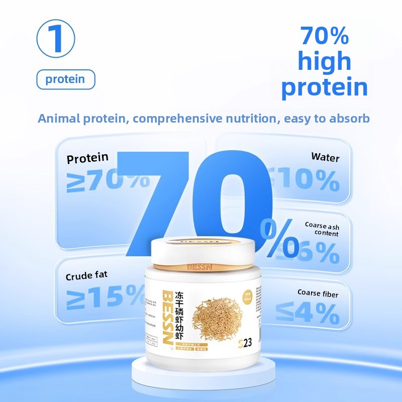 BESSN Krill liofilizado e cama - Baby Food Shrimp avaliação e preço