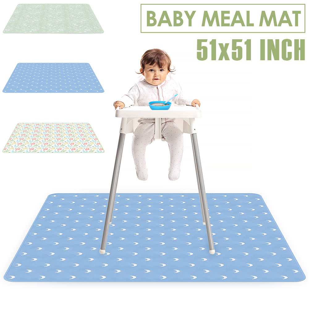 Tapete de brincar para bebês,  - Highchair Splash Mat avaliação e preço