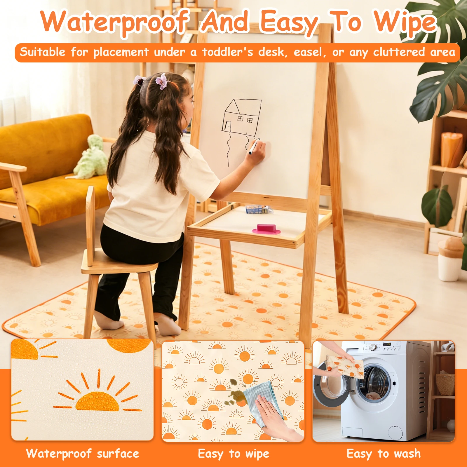 Tapete Protetor Impermeável pa - Highchair Splash Mat avaliação e preço