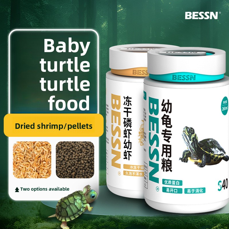 BESSN Comida para Tartarugas e - Baby Food Shrimp avaliação e preço