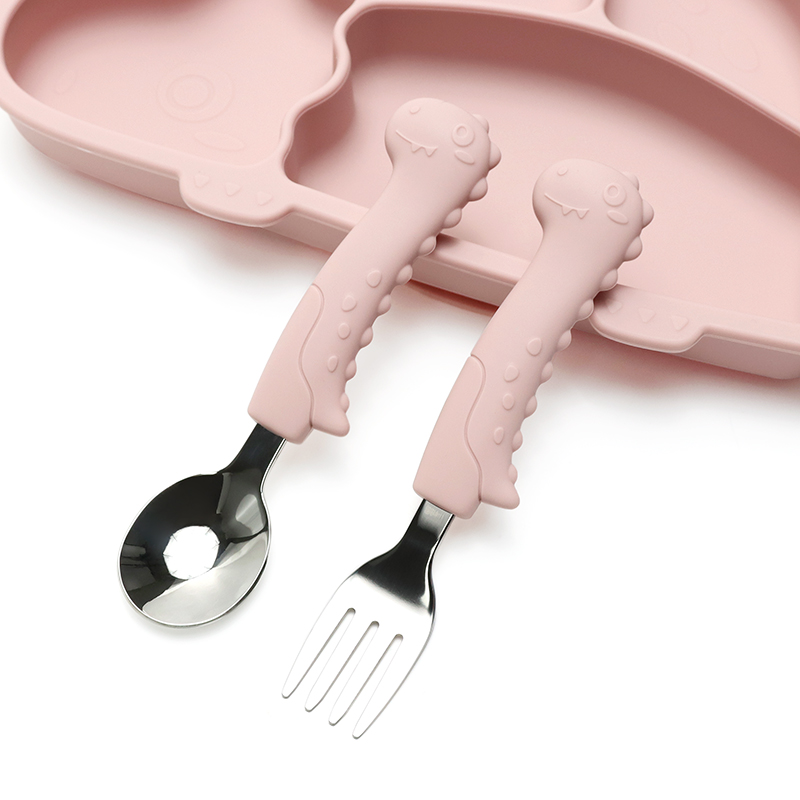 Conjunto de Colher e Garfo de  - Baby Food Utensils Set avaliação e preço