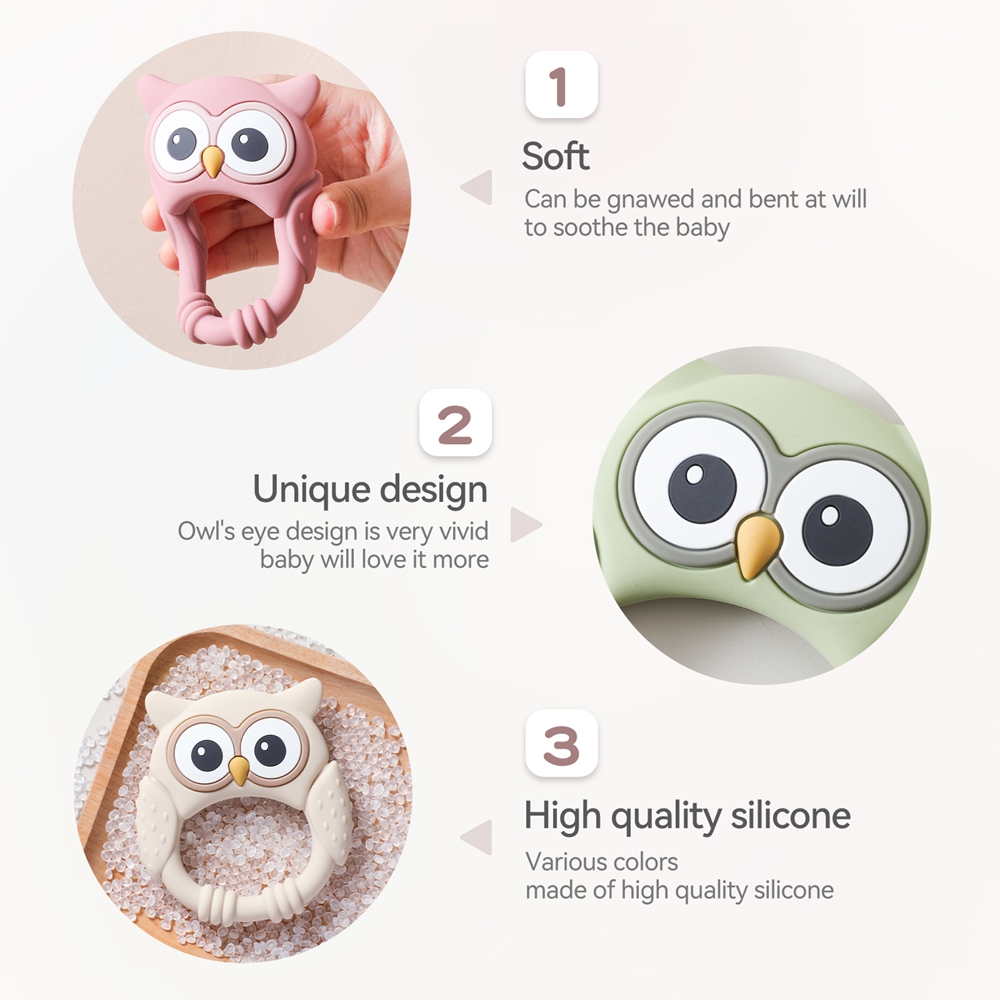 1 peça de silicone mordedor be - Baby Food Name avaliação e preço