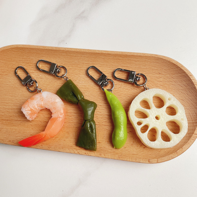 Simulação comida chaveiro de p - Baby Food Shrimp avaliação e preço