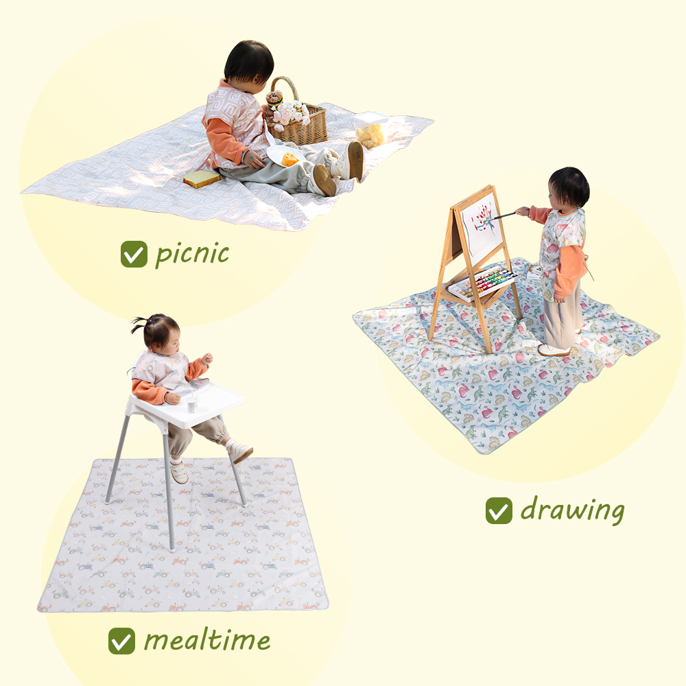 HappyFlute Nova Moda Impressão - Highchair Splash Mat avaliação e preço